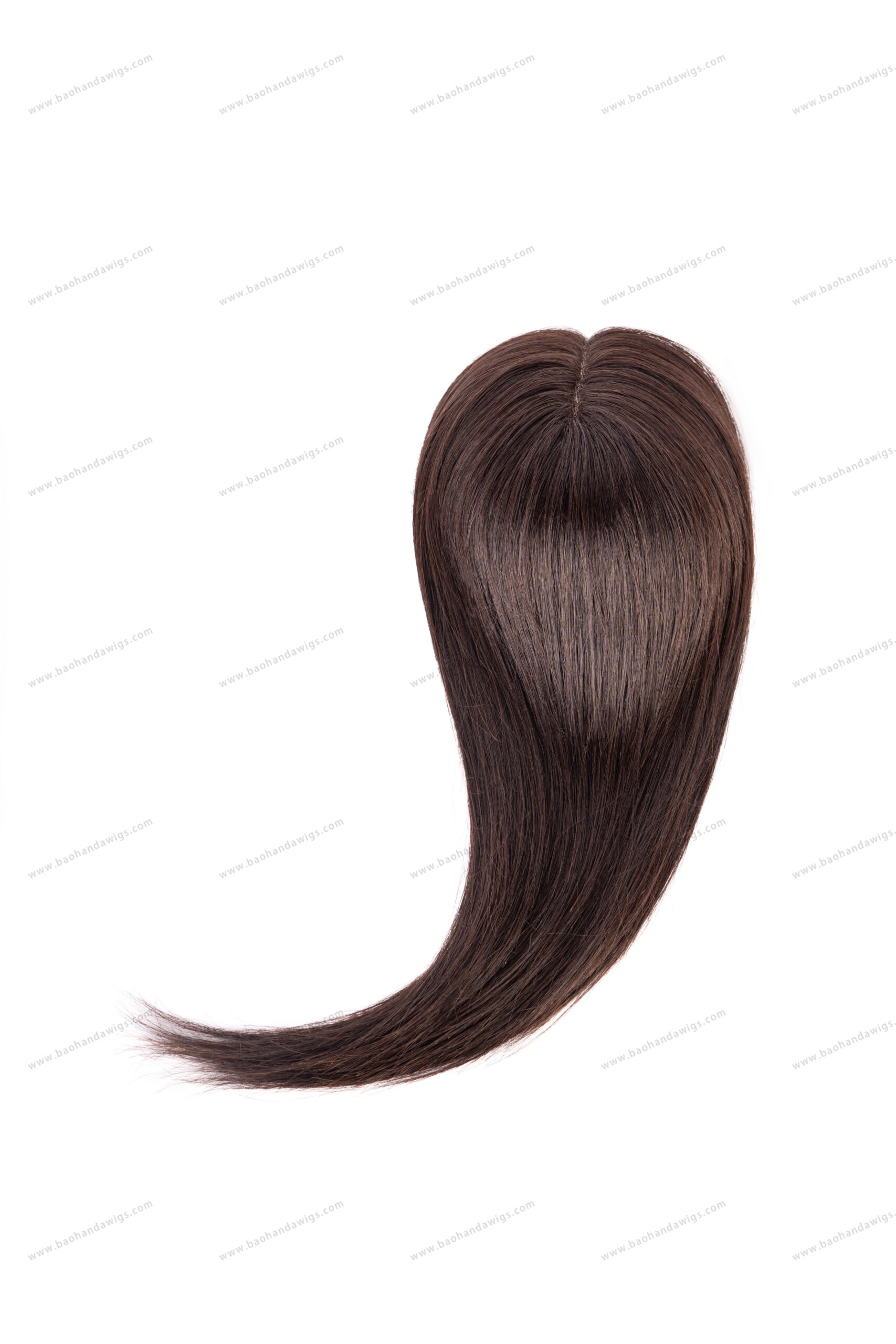 5x6 inch Mono Base Remy Human Hair Topper 100% Full Hand Tied - Image 2