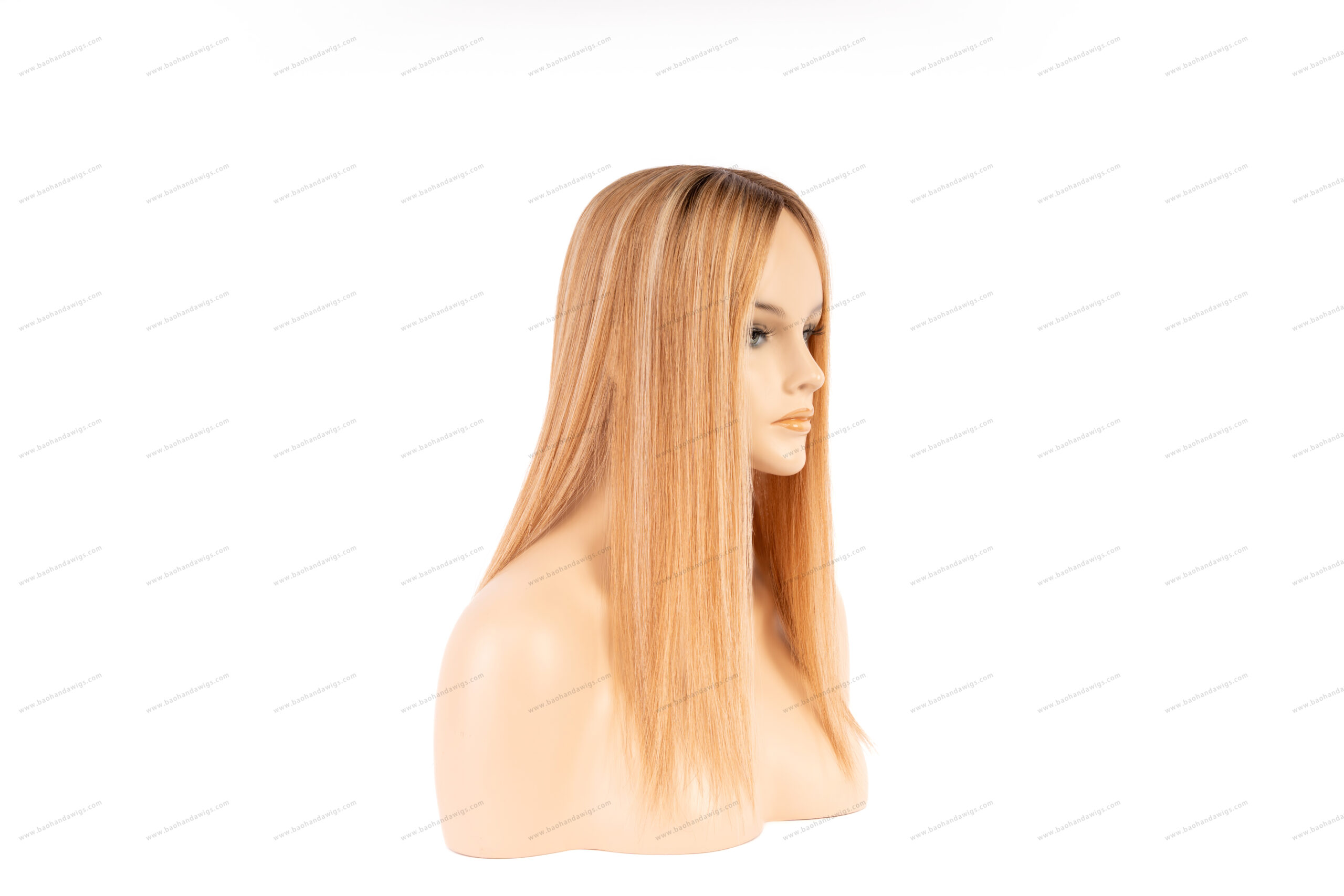 5x6 inch Mono Base Remy Human Hair Topper 100% Full Hand Tied