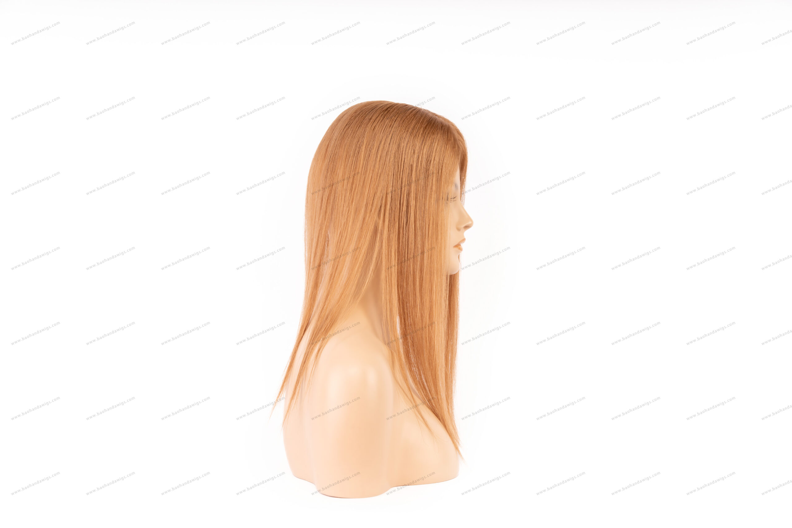 5x3 inch Full Silk Base Remy Human Hair Topper - Image 3