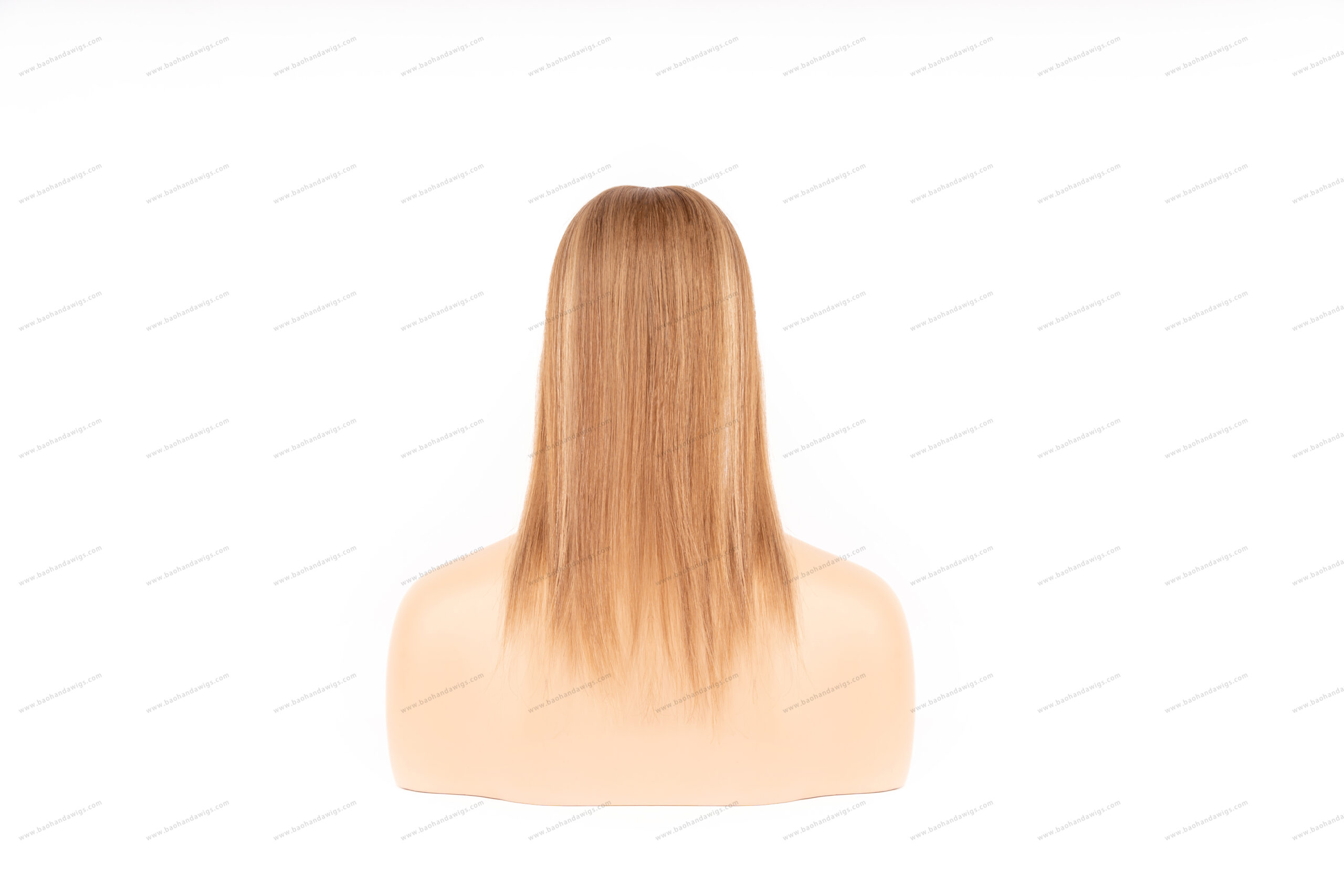 5x3 inch Full Silk Base Remy Human Hair Topper - Image 4