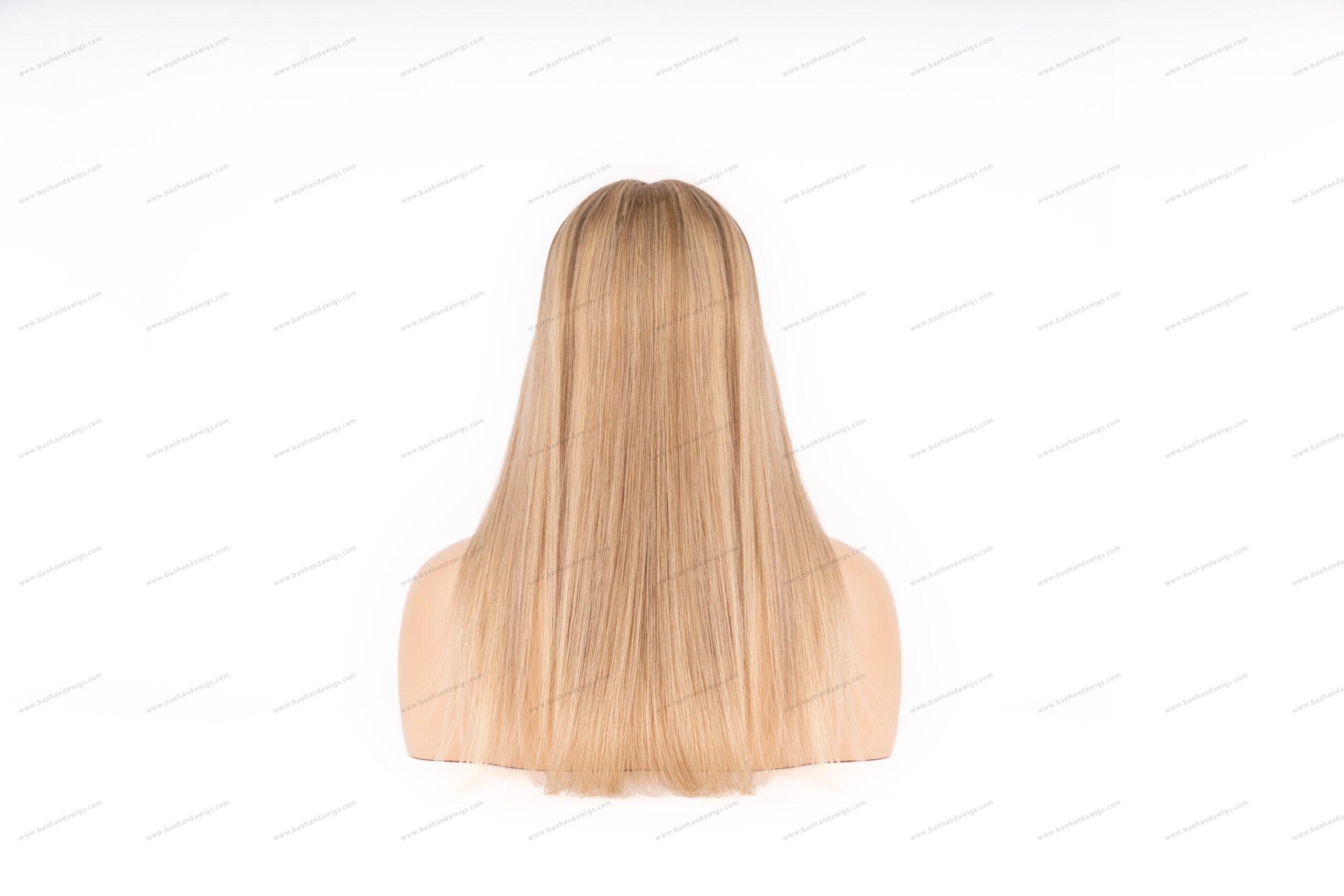 4x4inch Silk Top Full Lace Cap Medical Silicone Wig 100% Remy Human Hair Full Hand Tied - Image 2